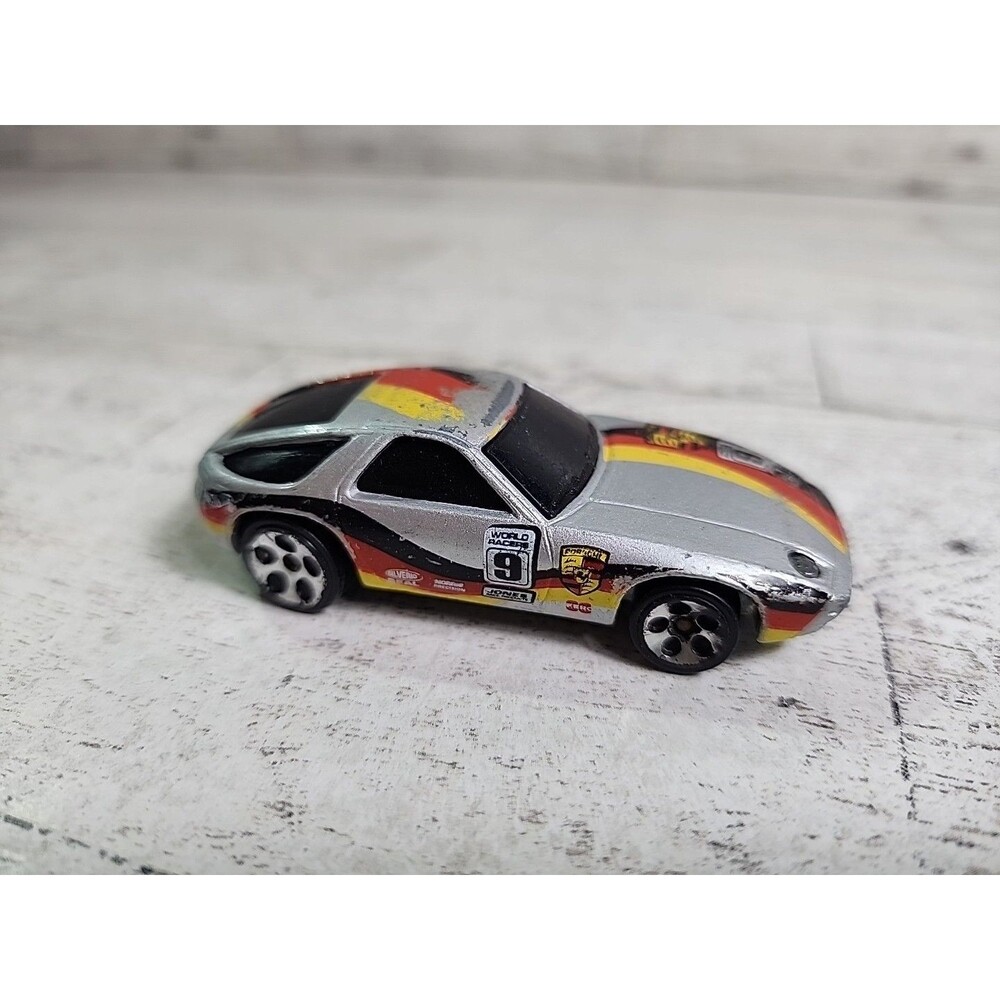 Vtg Hot Wheels Porsche 928 Silver Chrome Metallic Ultra 1978 Mattel Malaysia